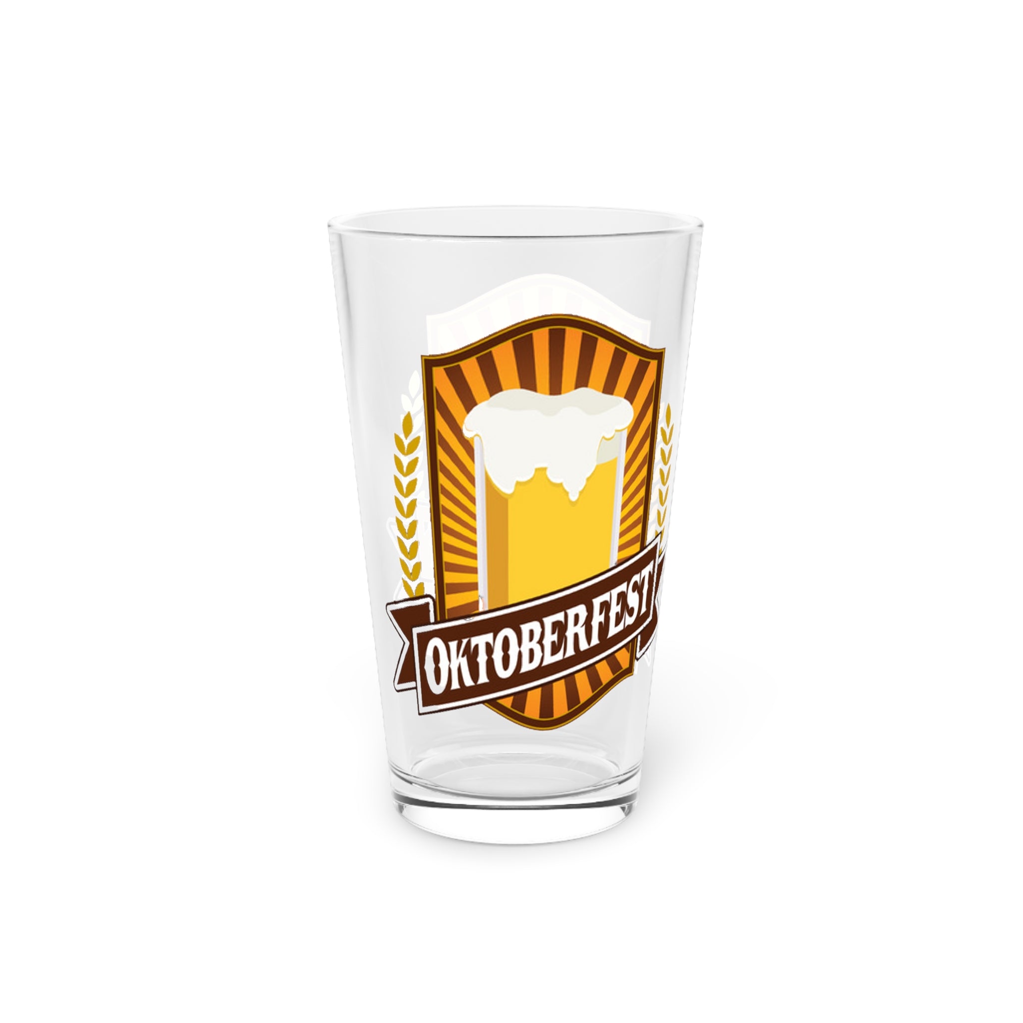 Oktoberfest- Pint Glass, 16oz - Creations by Chris and Carlos